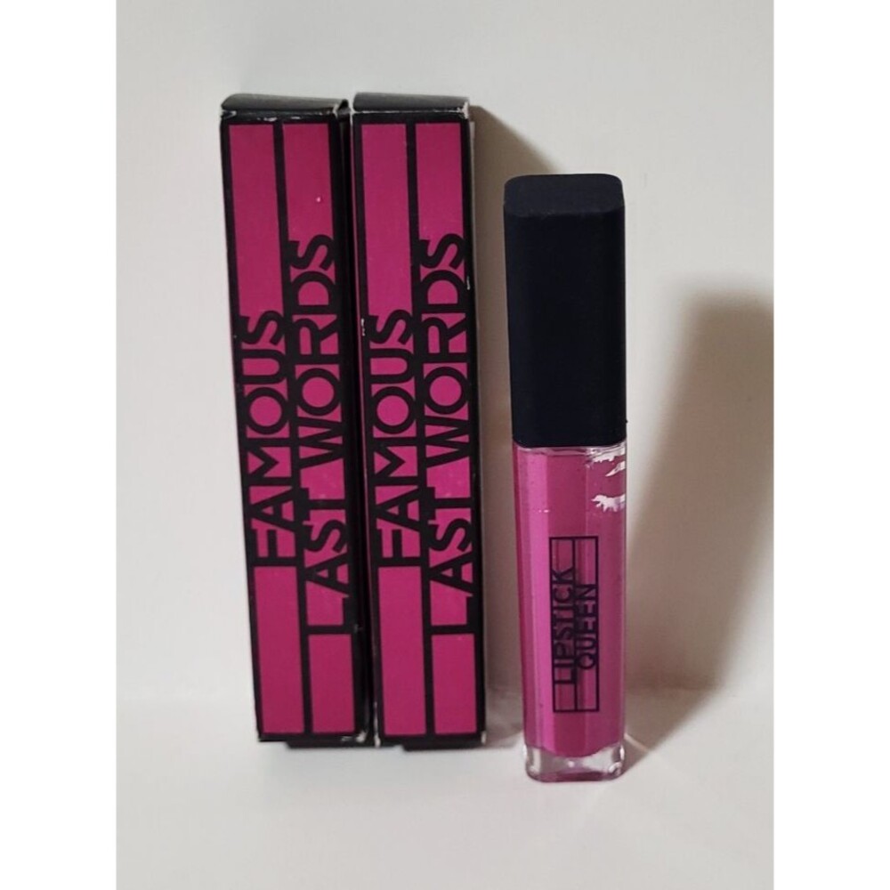 2 x LIPSTICK QUEEN Famous Last Words Lip Gloss Makeup ~ ROSEBUD ~  0.2 fl oz